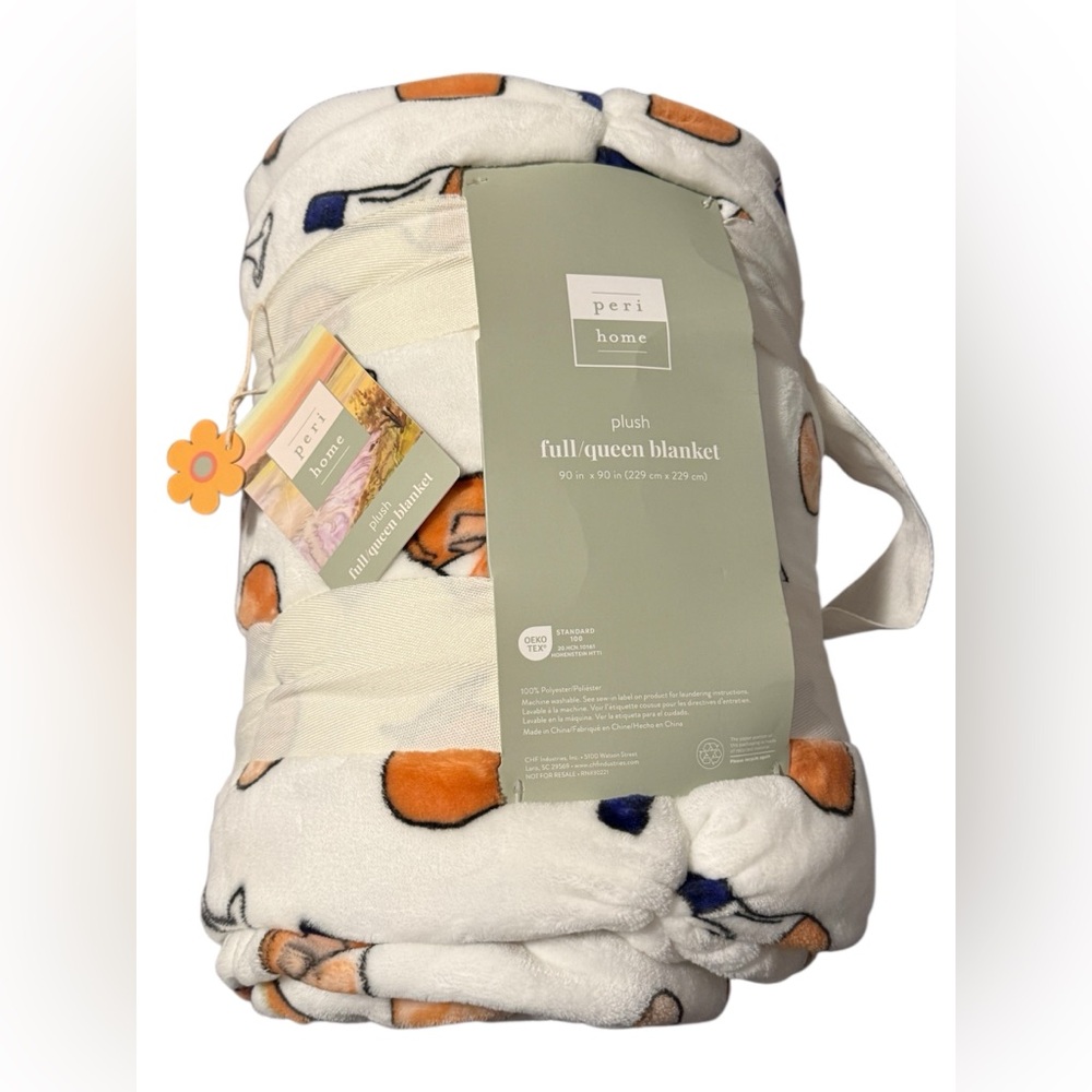 NEW Peri Home Plush Full/ Queen Blanket